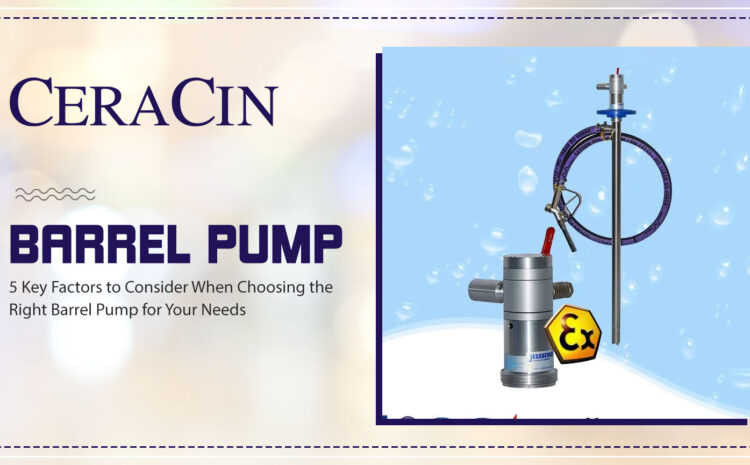  5 Key Factors to Consider When Choosing the Right Barrel Pump for Your Needs